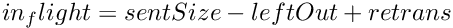 $in_flight = sentSize - leftOut + retrans$