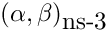 $(\alpha, \beta)_{\mbox{ns-3}}$